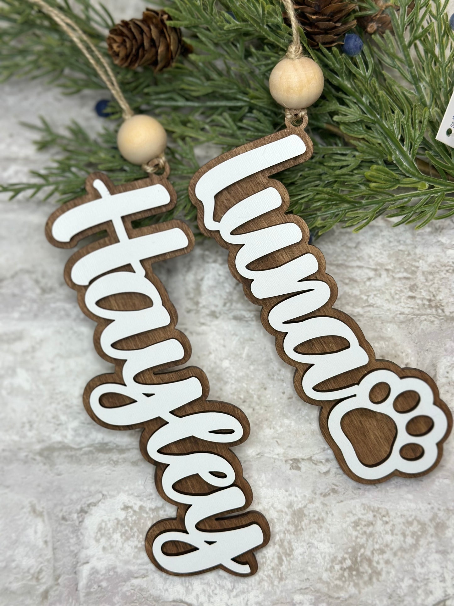 Personalized Name Stocking Tag