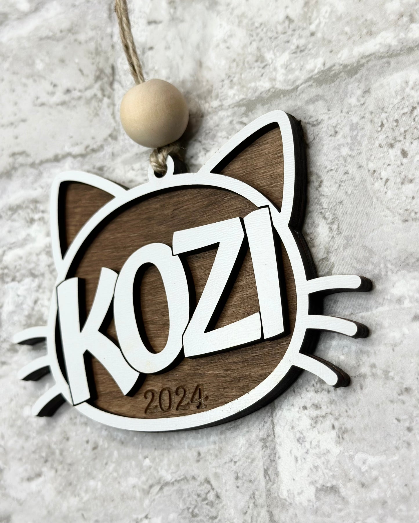 Personalized Cat Ornament