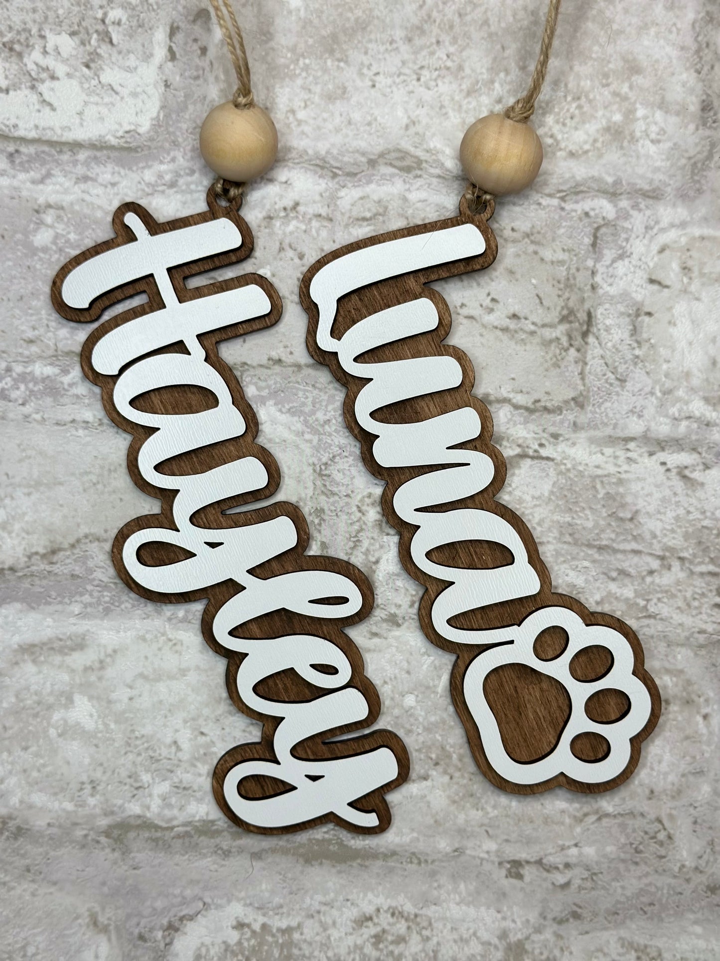 Personalized Name Stocking Tag