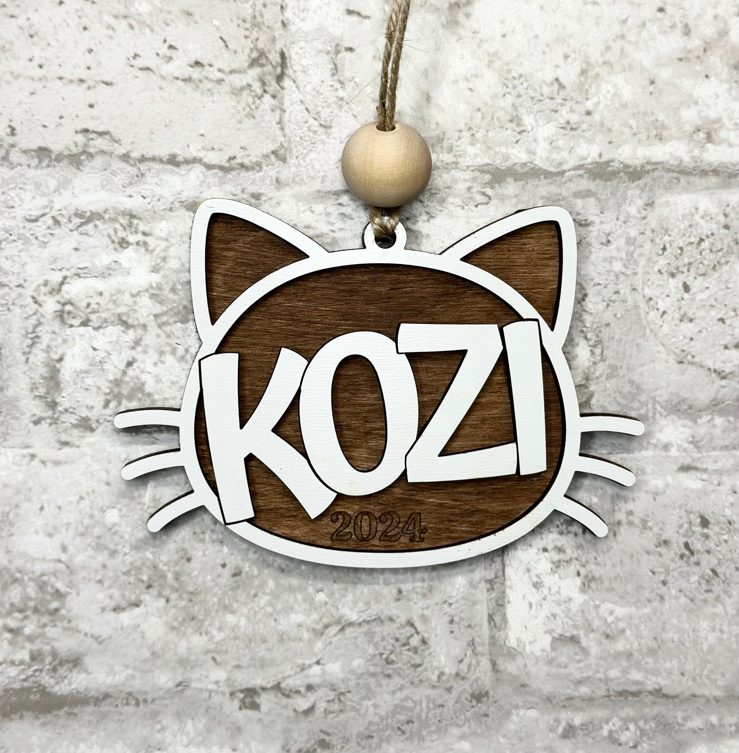 Personalized Cat Ornament