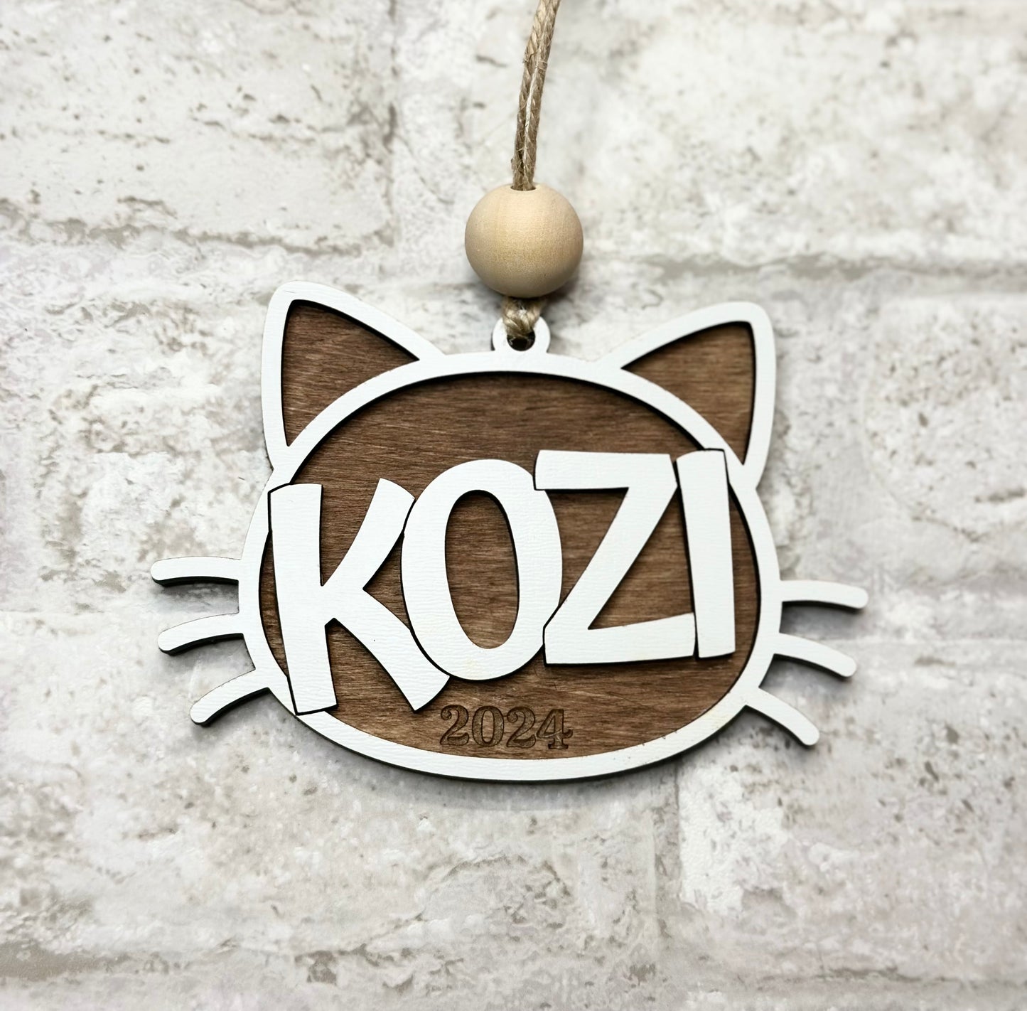 Personalized Cat Ornament
