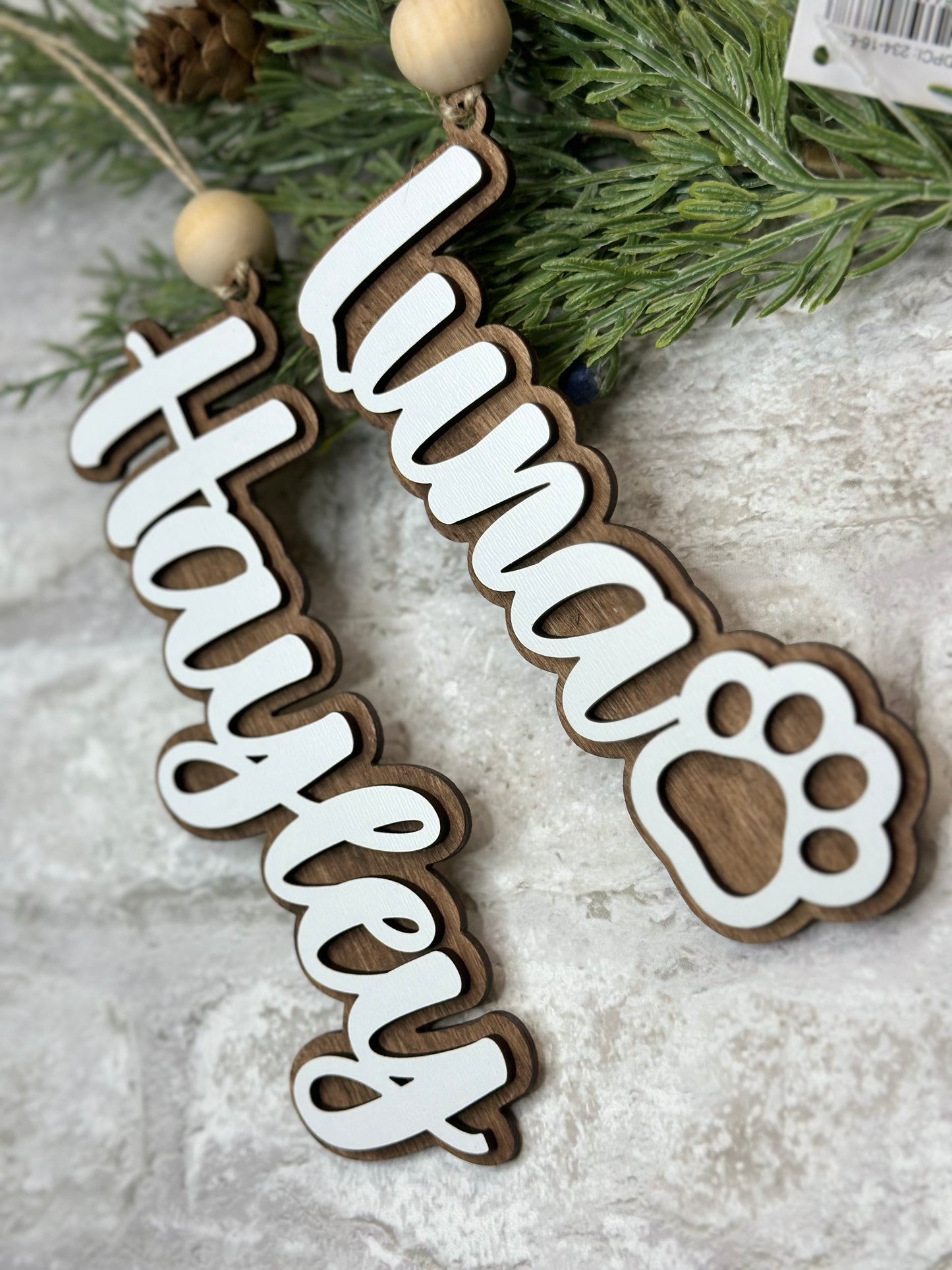 Personalized Name Stocking Tag