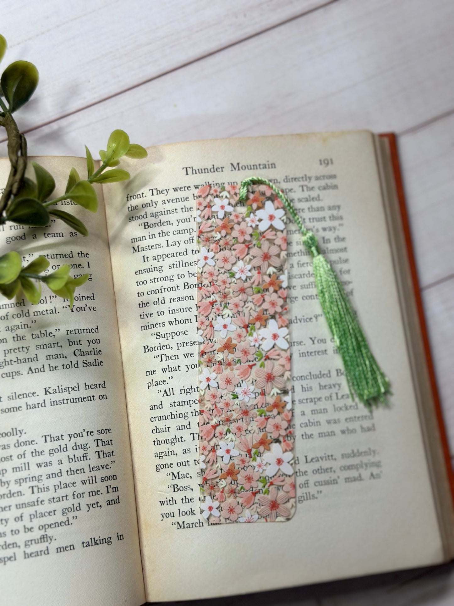 Bookmark - Pink Floral