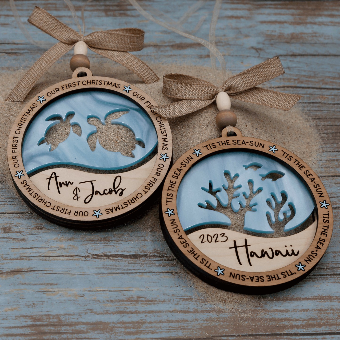 Personalized Ocean Life Ornament