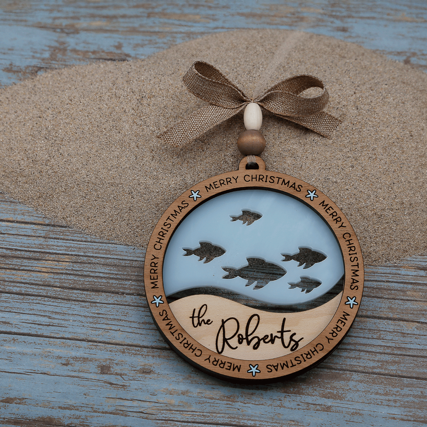Personalized Ocean Life Ornament