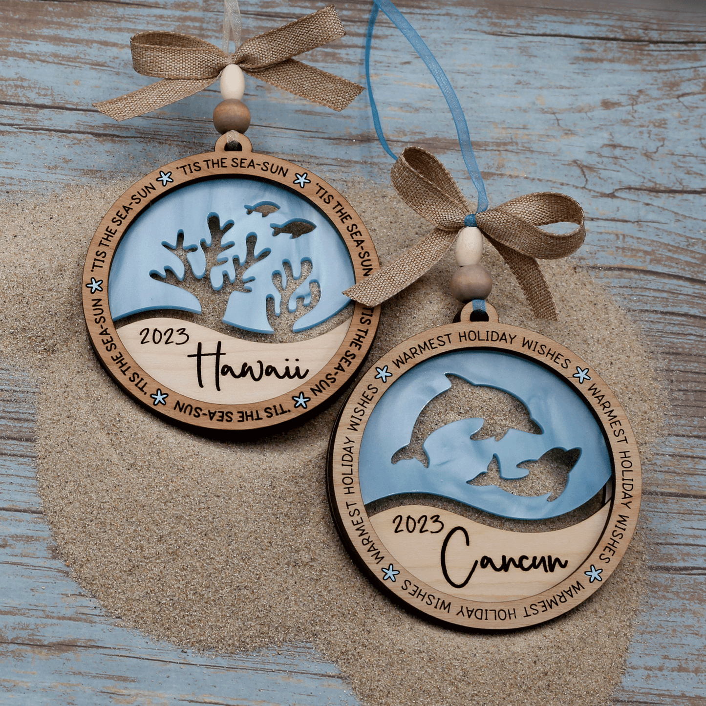 Personalized Ocean Life Ornament