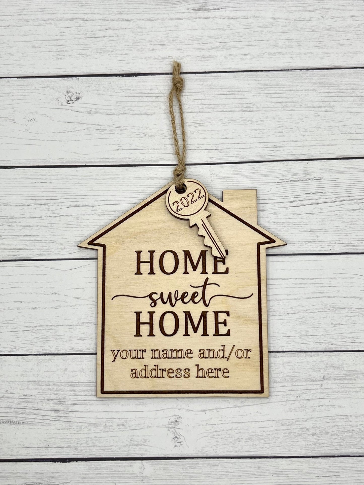 Home Sweet Home Personalized Christmas Ornament