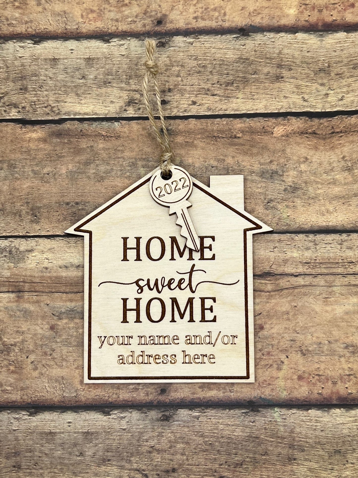 Home Sweet Home Personalized Christmas Ornament
