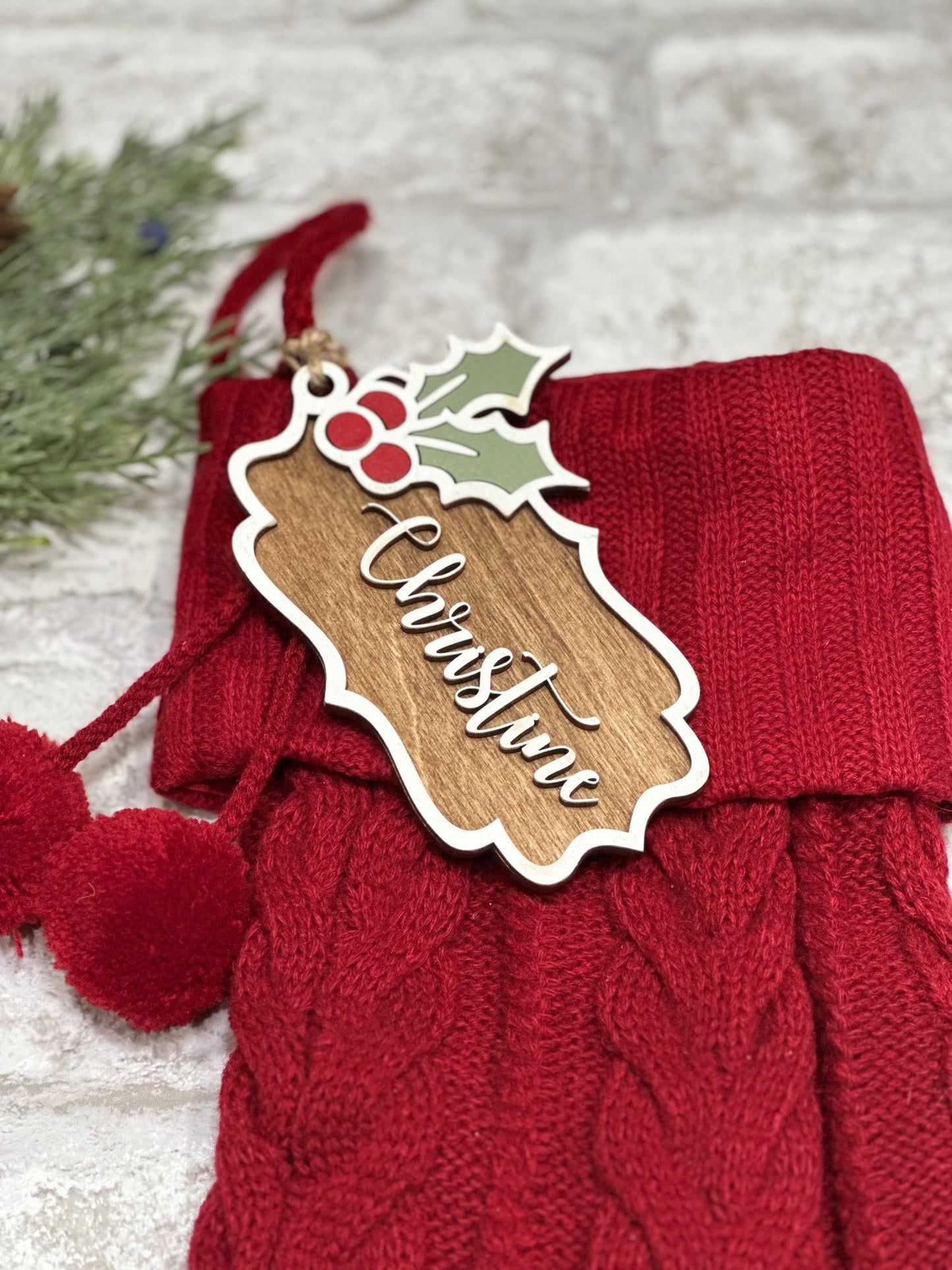 Personalized Stocking Tag