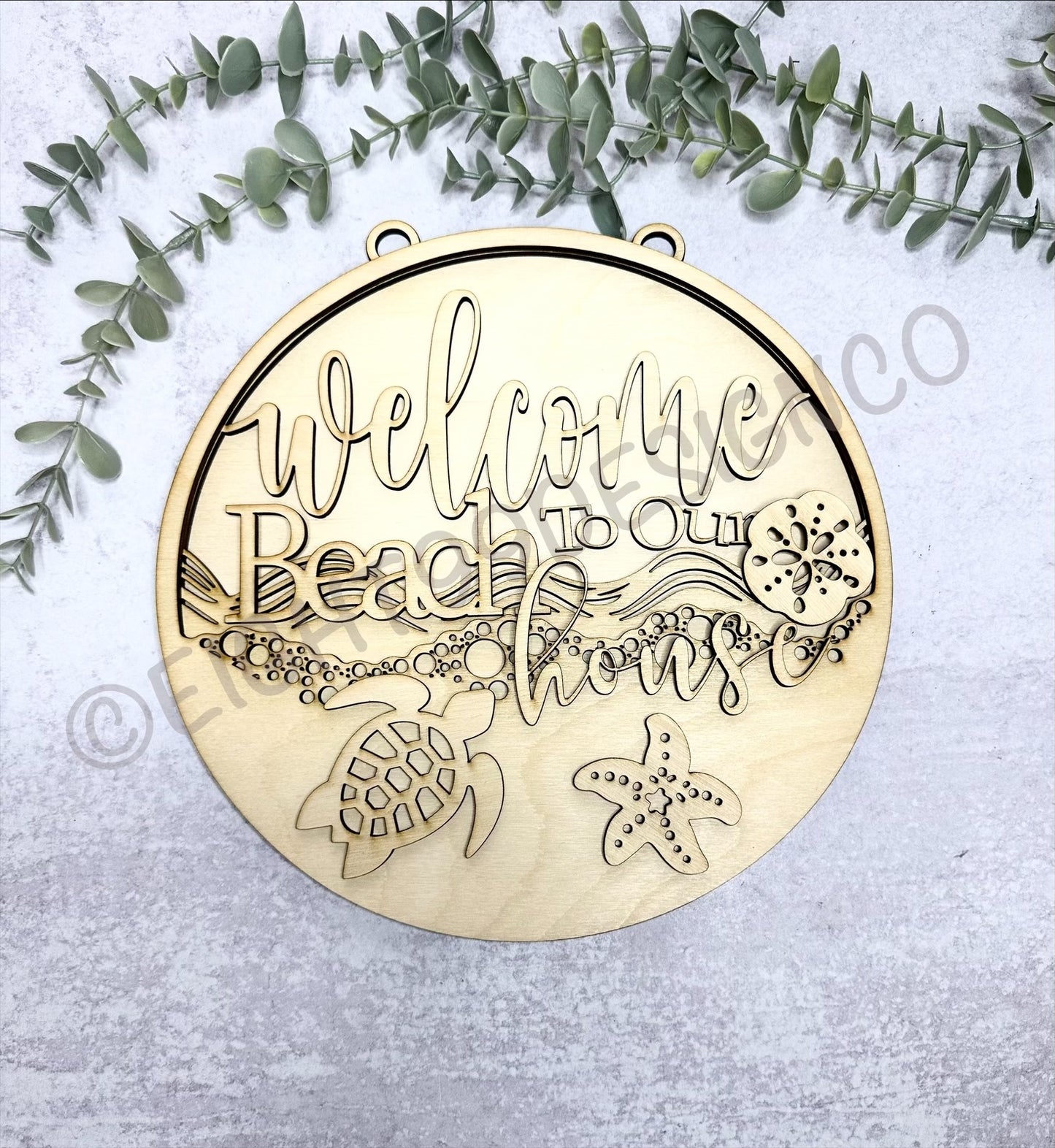 DIY Wood Blank  Welcome to the Beach House