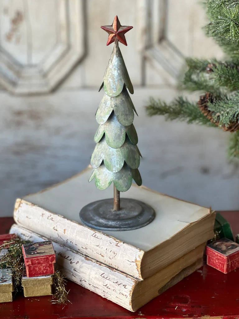 Everpine Metal Christmas Tree 12"