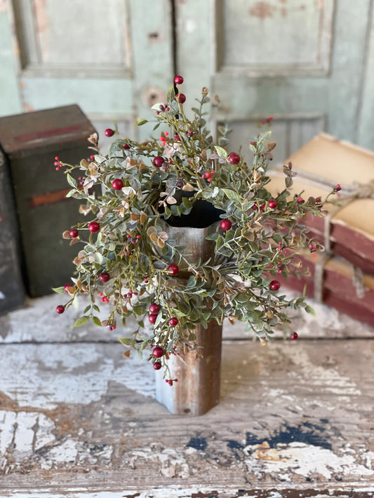 Foggy Morn Candle Ring - Red