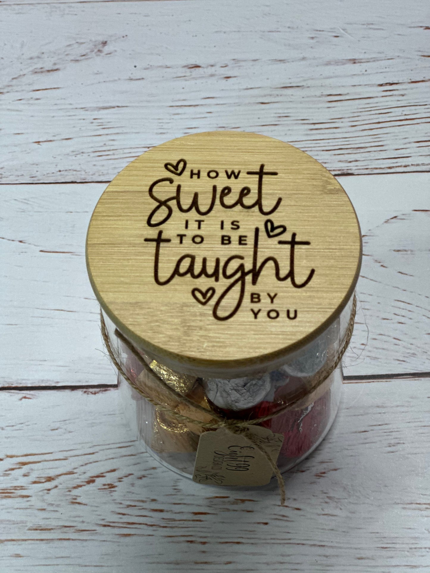 Candy Jar Teacher Gift