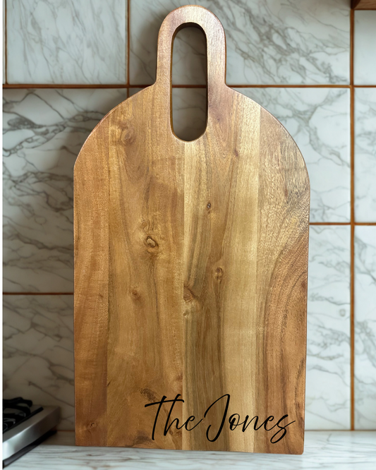 Engraved Acacia Cutting Board