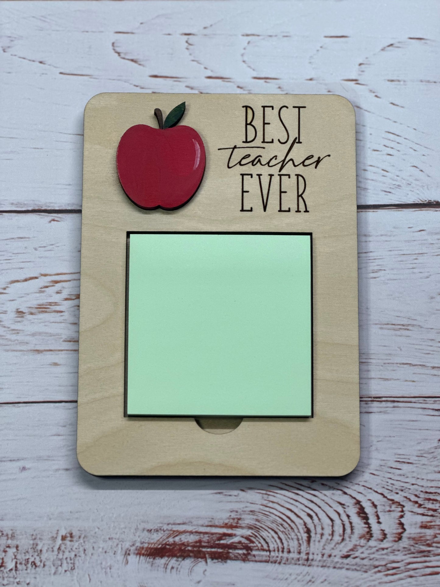 Best Teacher Sticky Note Holder