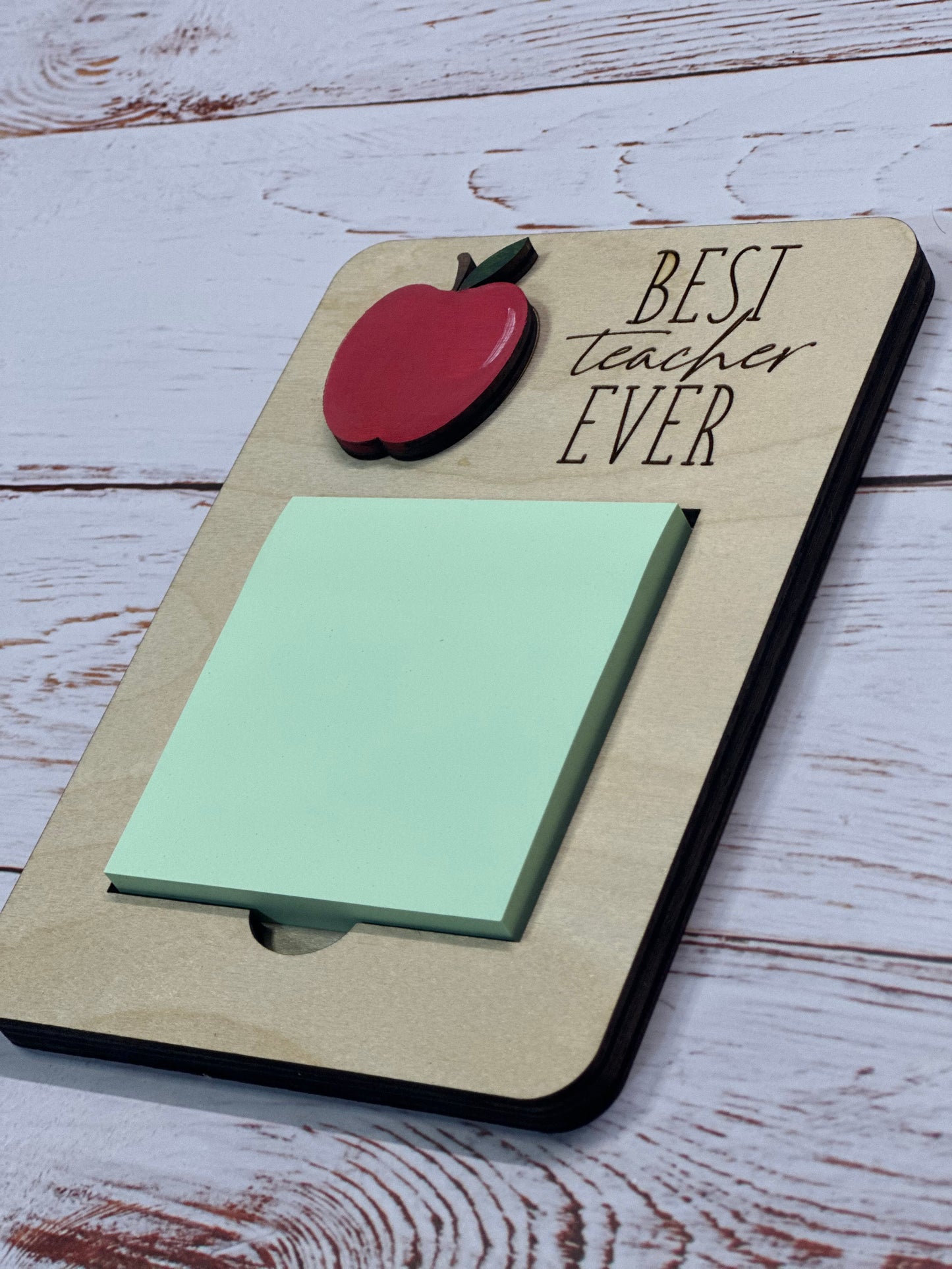 Best Teacher Sticky Note Holder