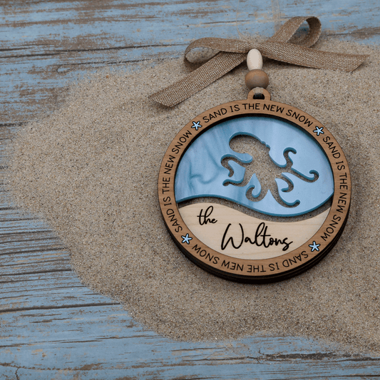 Personalized Ocean Life Ornament