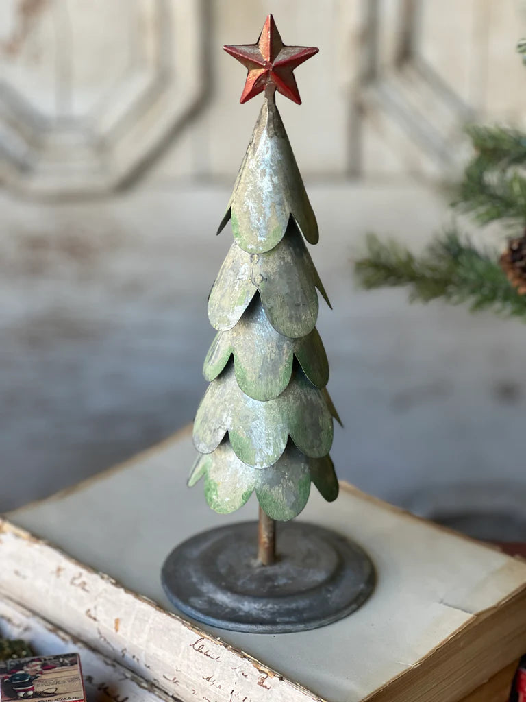 Everpine Metal Christmas Tree 12"