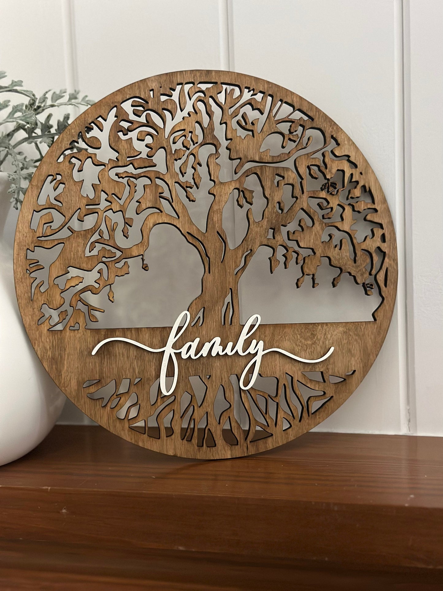 Family Tree Table or Wall Decor