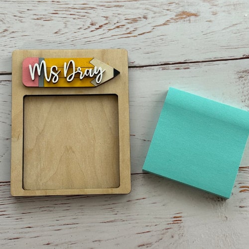 Teacher Sticky Note Holder