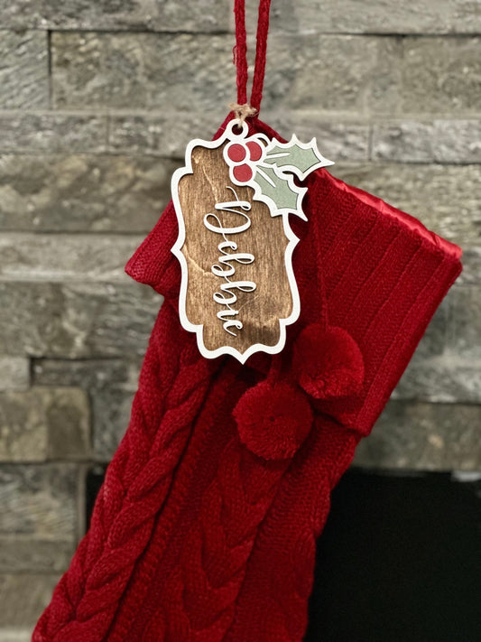 Personalized Stocking Tag