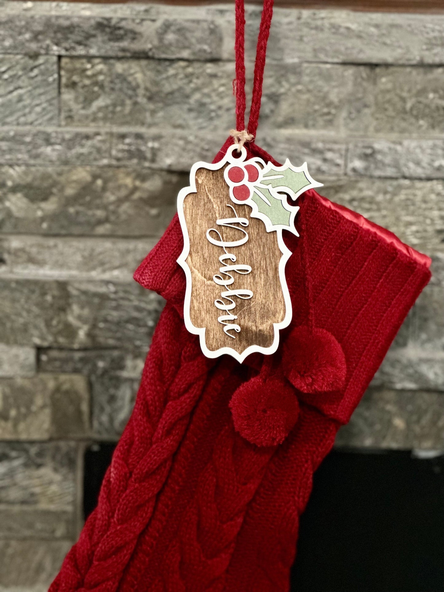 Personalized Stocking Tag